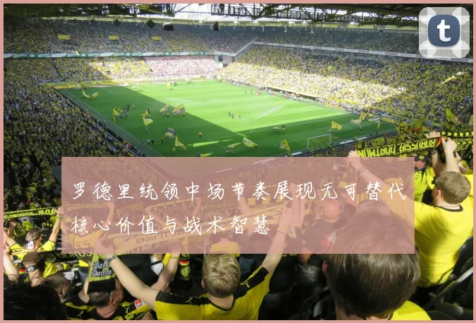 罗德里统领中场节奏展现无可替代核心价值与战术智慧